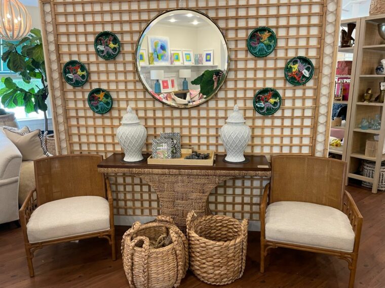 Carlos Chair with Rattan and Caned Back - Image 9