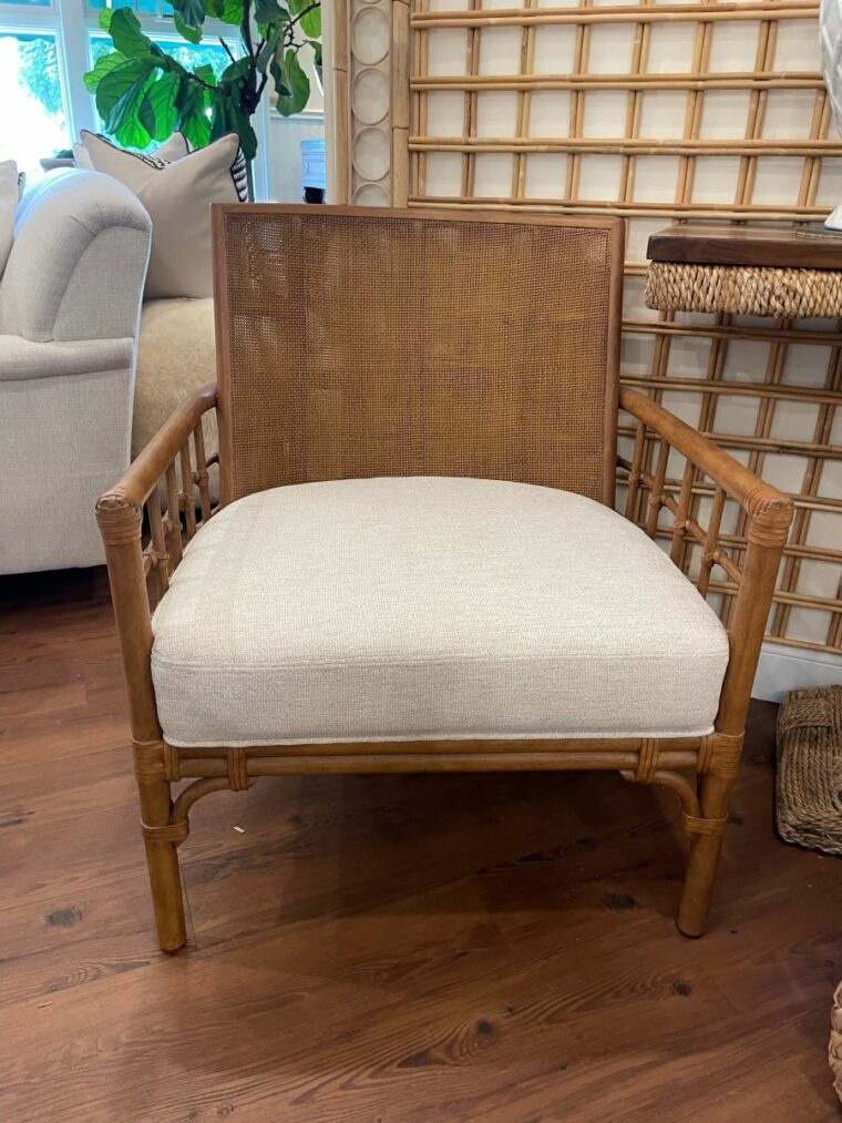 Carlos Chair with Rattan and Caned Back - Image 7
