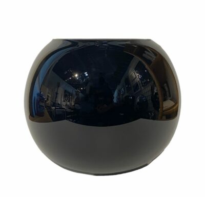 Vintage Black Glass Bowl