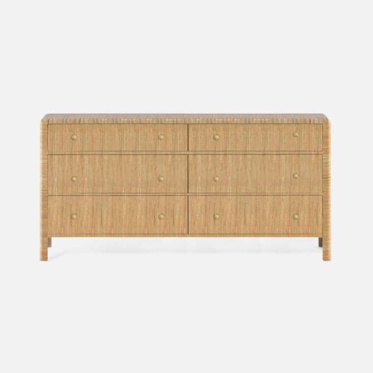 Parson Wrapped Woven Hemp Dressers - Image 4